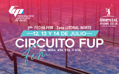 2da. Fecha ZLN – Femenino – Oriental Padel